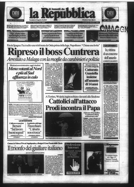 Il lunedì de La repubblica